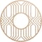 Ekena Millwork Empire Wood Fretwork Pierced Ceiling Medallion, Alder, 34"OD x 12 1/2"ID x 3/8"T CMWP34X34X0375EPAL - alternate 1
